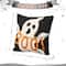 Glitzhome® 14" Hooked Halloween Ghost "BOO" Pillow